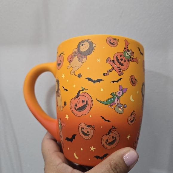 Disney Winnie The Pooh Halloween Themed Orange Mug - Picture 4 of 4